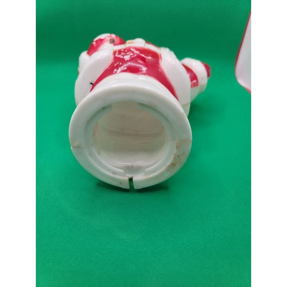 Vintage Harrett Gilmar Plastic Lighted Santa Claus Still Bank